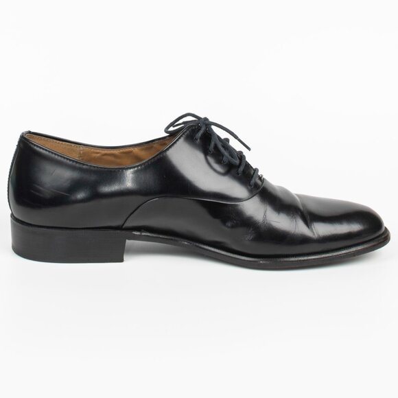 Mario Bruni Italian Men\'s Leather Lace Up Oxfords Shoes Black sz 8.5 main image 5